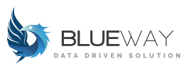 Logo de la solution basée sur les données Blueway.